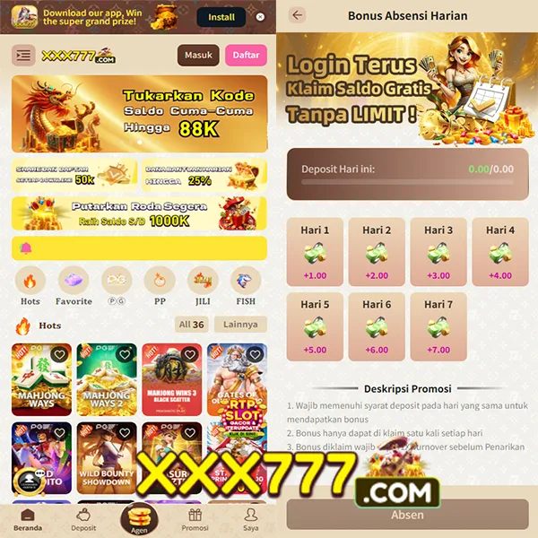 XXX777 WD Cepat DANA OVO GoPay